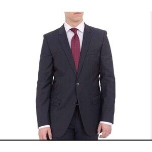 hugo boss aamon hago pin stripe Blazer Single Breast @L7